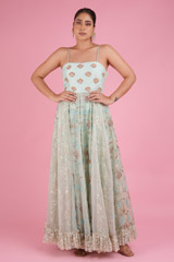 Mint Green Anarkali4588 video